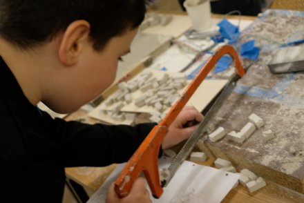 Fragment warsztatów budowlanych